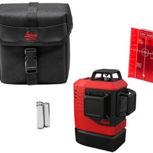 Leica LINO L6Rs 3x360° Red Line Laser with Alkaline Batteries in a Pouch