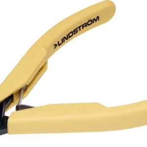 Lindstrom 8150-S - Precision Diagonal Cutter w/Oval Head & ESD Safe Handle Lead Catcher, Micro-Bevel, 0.01-0.06"