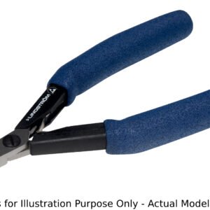 Lindstrom HS-7891 - Long Snipe Nose Pliers, Synthetic Handle, Serrated Jaw, 6.47"