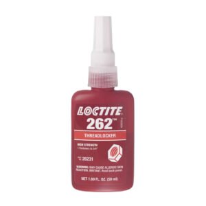 Loctite 135374 - 262 Threadlocker, 50ml Bottle, Red