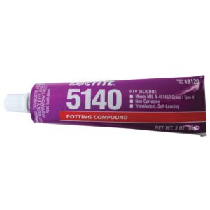 Loctite 135264 - Silicone Adhesive Compound, 5140, 85gm Tube, Clear