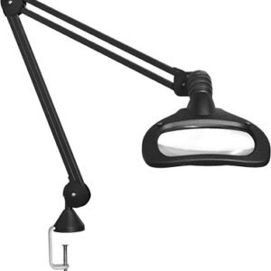 Vision Luxo WAL025975 - Wave LED Magnifier (ESD Version), 30" Arm, 5 Diopter Lens and Clamp