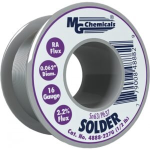 MG Chemicals 4888-227G - Solder Wire, Rosin Core, Leaded, Sn63Pb37, 16 Gauge, 227g