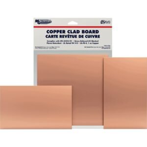 MG Chemicals 555 - Copper Clad Board, Double-Sided, 1/16", 0.5 oz Copper 12"x12", 500 Series