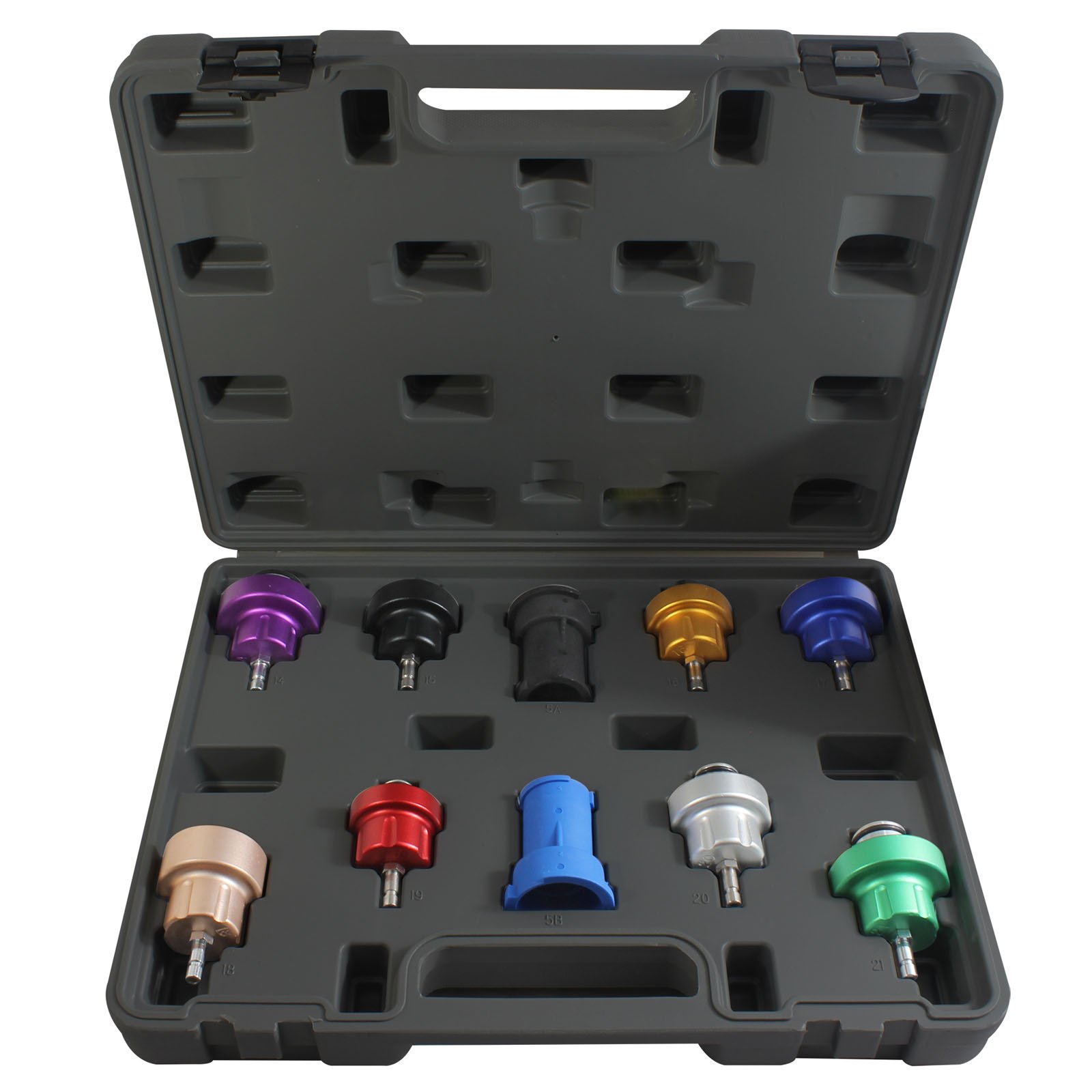 Mastercool_43305_10_Piece_Cooling_System_Pressure_Test_Adapter_Kit