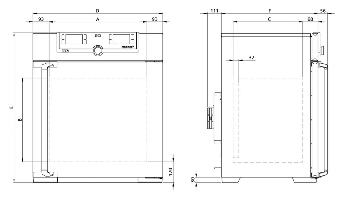 MemmertIPP110ecoPLUS-drawing