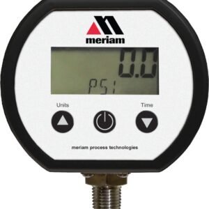 Meriam MG-F16BN-Z9P206-9 Digital Pressure Gauge, 0 to 15 PSIG, 0.25% F.S. Accuracy