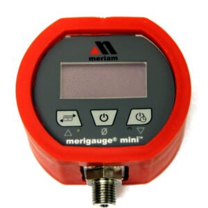 Meriam MG-F16BNIS-Z9P1280-9 Digital Pressure Gauge, Intrinsically Safe, 0 to 15 PSIG, 0.25 F.S. Accuracy