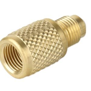 NAVAC F2008 - Liquid Charging Adapter (1/4in SAE M x 1/4in SAE FE)