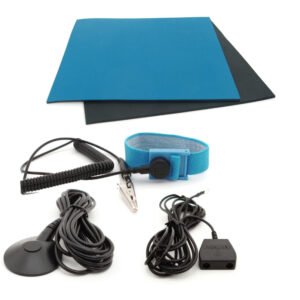 Botron B6123CKIT - ESD Workstation in a Box; with Floor/Table Mats, Wrist Strap and More