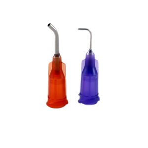 Nordson 7016910 - Dispensing Tip, 90 Deg. Bend, 21 Gauge, 1/2", Lavender, Stainless Steel, 50/Box