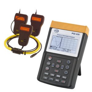 PCE Instruments PCE-830-3 - Three-Phase Datalogging Power Meter (with 3000A Flexible Clamps)