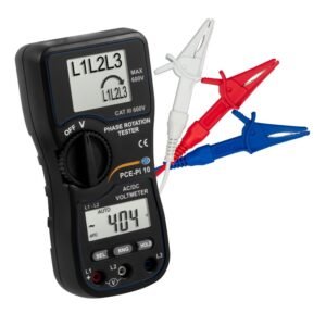 PCE Instruments PCE-PI 10 - Rotary Field indicator with Voltage Tester
