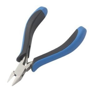Techni-Pro PLR-177 - Cutter, Taper Head, Lazer Flush, 4.75" OAL, Black/Blue Handle, Stainless Steel