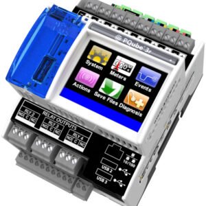Powerside PQube 3r - Power Analyzer and Controller with 4 Programmable Relays