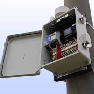 Powerside PQube3iaB-Rugged-Pole-Mount - PQube 3 Power Analyzer in IP44 Rugged Enclosure with Pole Mount Kit