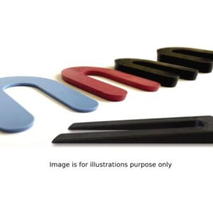 Precision Brand 06140 - Plastic Key Horseshoe Shims, 1/16″ X 2″ X 2-1/2″ #86 (1008 Pcs)