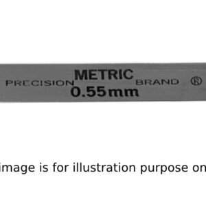 Precision Brand 09308 - 0.08MM Metric Steel Feeler Gage 12.7MM X 127MM Blades (PACK OF 10)
