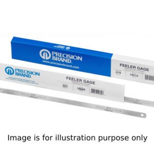 Precision Brand 19K9 - 0.009″ Steel Feeler Gage 1/2″ X 12″ Blades (PACK OF 12)
