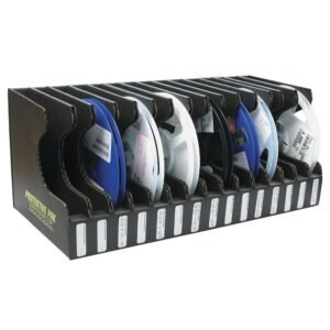 Protektive Pak 37563 - Reel Storage Holder, 7 in, 15 Slots 17-1/2 x 8-1/4 x 7-1/4 in
