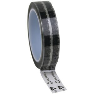 Protektive Pak 46911 - Anti-Static Tape w/ESD Symbols, 1" x 72 Yards, 3" Plastic Core