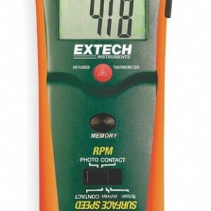 Extech RPM10-NIST - Photo/Contact Tachometer with built-in InfraRed Thermometer with NIST Calibration