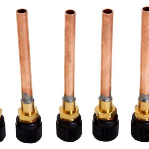 Robinair 13142 1/4 MFL x 1/4 OD Copper Tube Ext., pkg/6