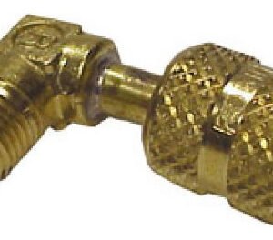 Robinair 40563A 90° Style Adapters, 1/4" MFL x 1/4" FFL