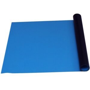SCS 770200 - Mat Roll, Rubber, 30" X 50' x 0.080", R1, Smooth, Blue