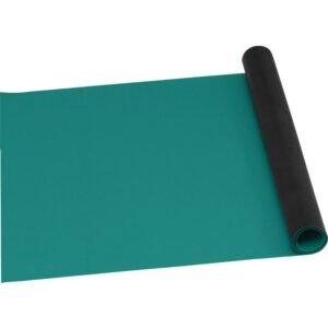 SCS 770206 - Mat Roll, Rubber, 36" X 50' x 0.080", R1, Smooth, Green
