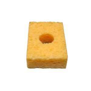 SIR S1-P10 - Soldering Sponge, 1.5" x 2.2" x 5/8" with Hole, 10/Pack