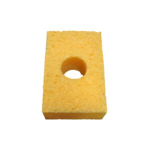 SIR S33-P10 - Soldering Sponge, 2.1" x 3.2" x 1" with Hole & 4 Slits