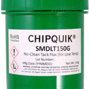 Chip Quik SMDLT150G - Tack Flux / No clean, Low Temp SMDLT, 150 Gram Jar