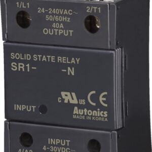 Autonics SR1-1225-N Heatsink Separated Single Phase (Input 4-30VDC, Load 24-240VAC, 25A, Zero Cross)