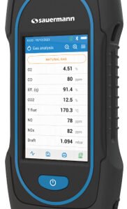 Sauermann SICA 130 KIT 2AH - Gas Analyzer Kit 2AH, Includes O2 & CO Sensors, 180mm Probe, 2m Dual Hose
