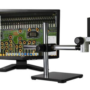 Scienscope MAC-PK5S-A1-4K - 4K All-One Camera, Integ. Optics & Lighting, 80x Max, Single Arm Stand