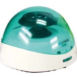 Scilogex 914341419999 D1008 Mini Centrifuge, Green Lid, UK Plug