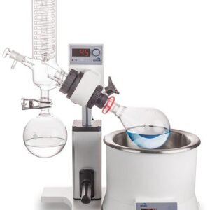 Scilogex 60301202129999 RE100-S Rotary Evaporator, Vertical Coiled Condenser, 5L bath, 220-240V, 50/60Hz, Euro Plug