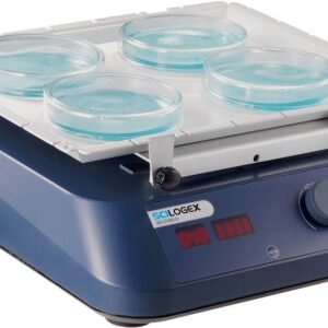 Scilogex 832111019999 SK-O180-S Orbital Digital Shaker with 18900039 Anti-Slip Tissue Culture Flask Platform, US Plug