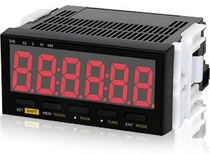 Shimpo DT-501XA - Panel meter tachometer, 85-264 VAC power