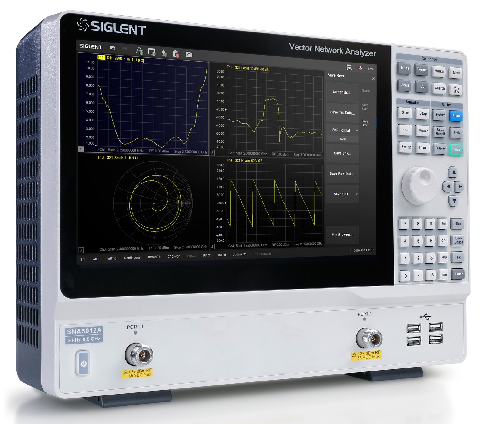 SiglentSNA5012A-Angled