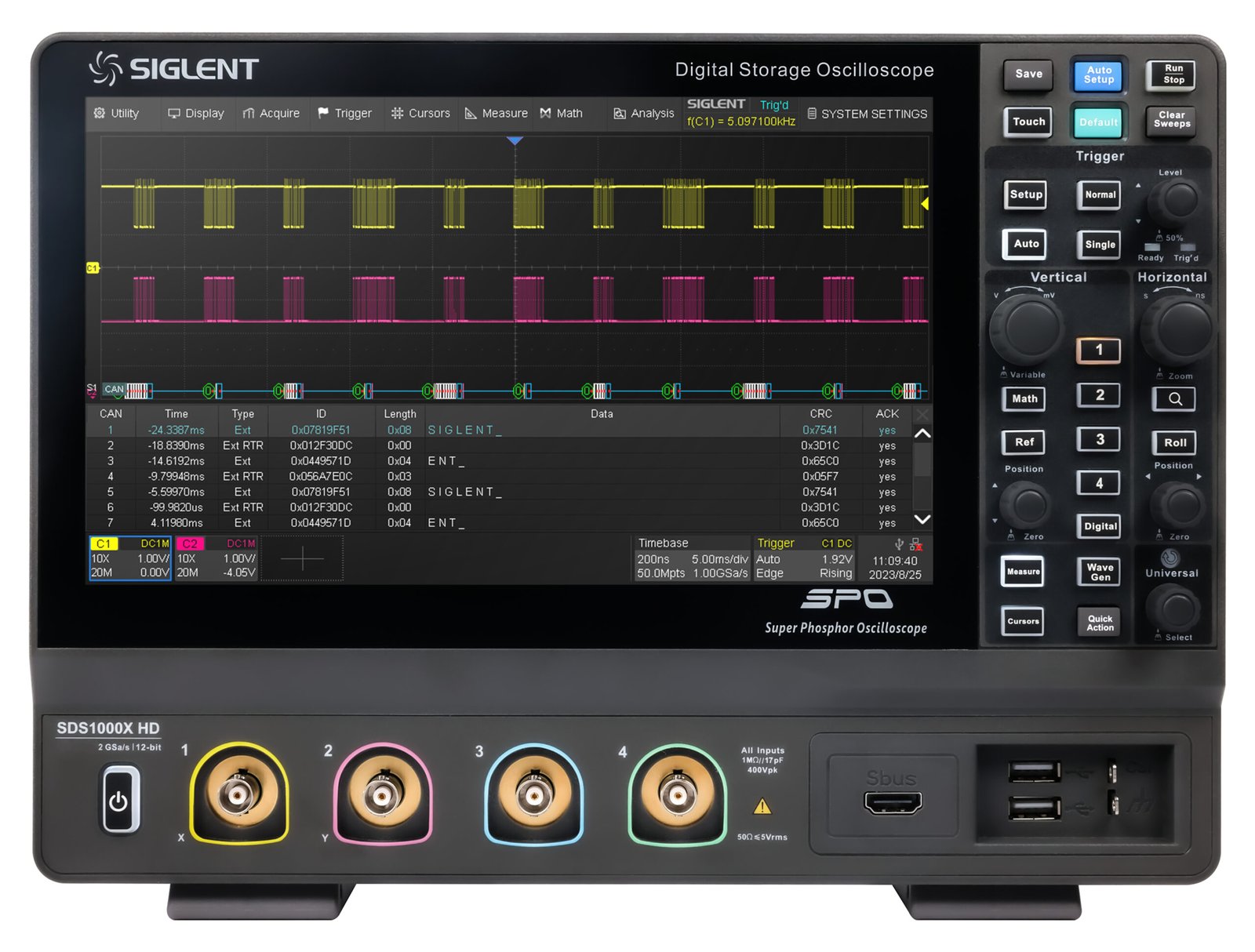 Siglent_SDS1000X_HD_front