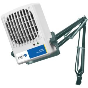 Simco-Ion minION2 Compact Benchtop Ionizer w/Locking Stand, 4P Cable, No Power Supply