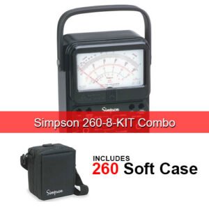 Simpson 260-8-KIT Simpson 260-8-Kit Analog VOM Meter with Case