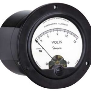Simpson 00980 AC Ammeters, Iron Vane Movement, Panel Meter