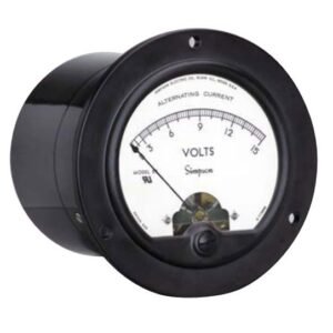 Simpson 01020 AC Current Round Style Panel Meter