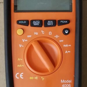 Simpson 50116 – Digital Multimeter M4006, True RMS, 1000V