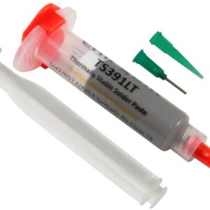 Chip Quik TS391LT - Sn42/Bi57.6/Ag0.4 Thermally Stable Solder Paste (5cc/15g Syringe)