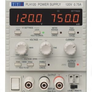 TTi PLH120 - Single 0-120V/0-0.75A Higher Voltage Linear Regulated DC Bench Power Supply