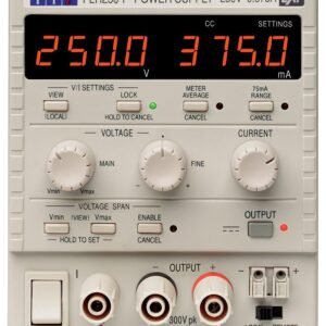TTi PLH250-P - Single Higher Voltage DC Power Supply, 0-250V/0-0.375A, Analog